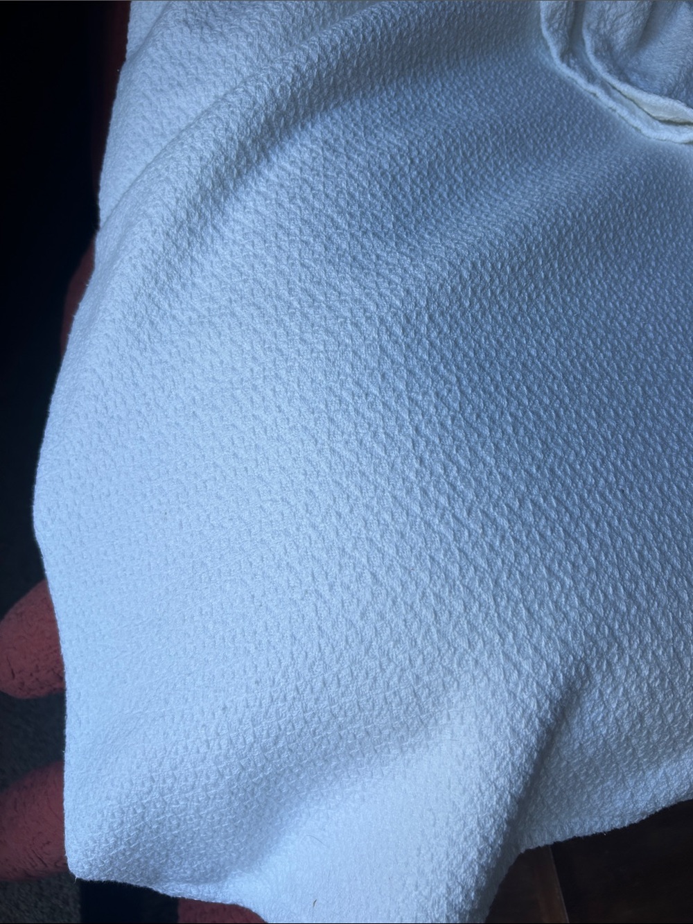 Threshold Cream Textured Throw Blanket